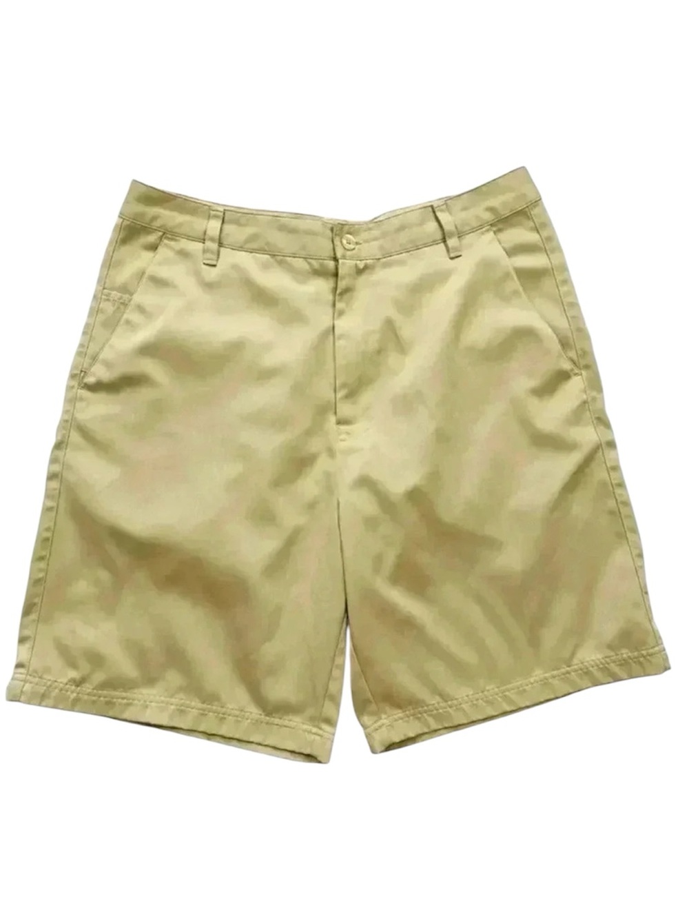 Fila Sport Mens Khaki‎ Golf Flat Front Chino Shorts Active Polyester Size 34